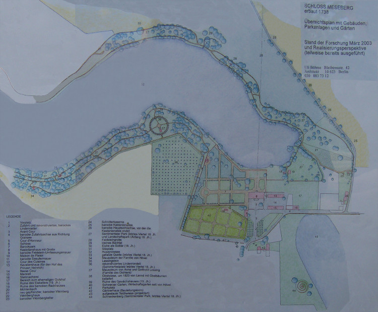 Schloss Meseberg Plan 2003